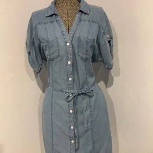 Guess denim shirt dress